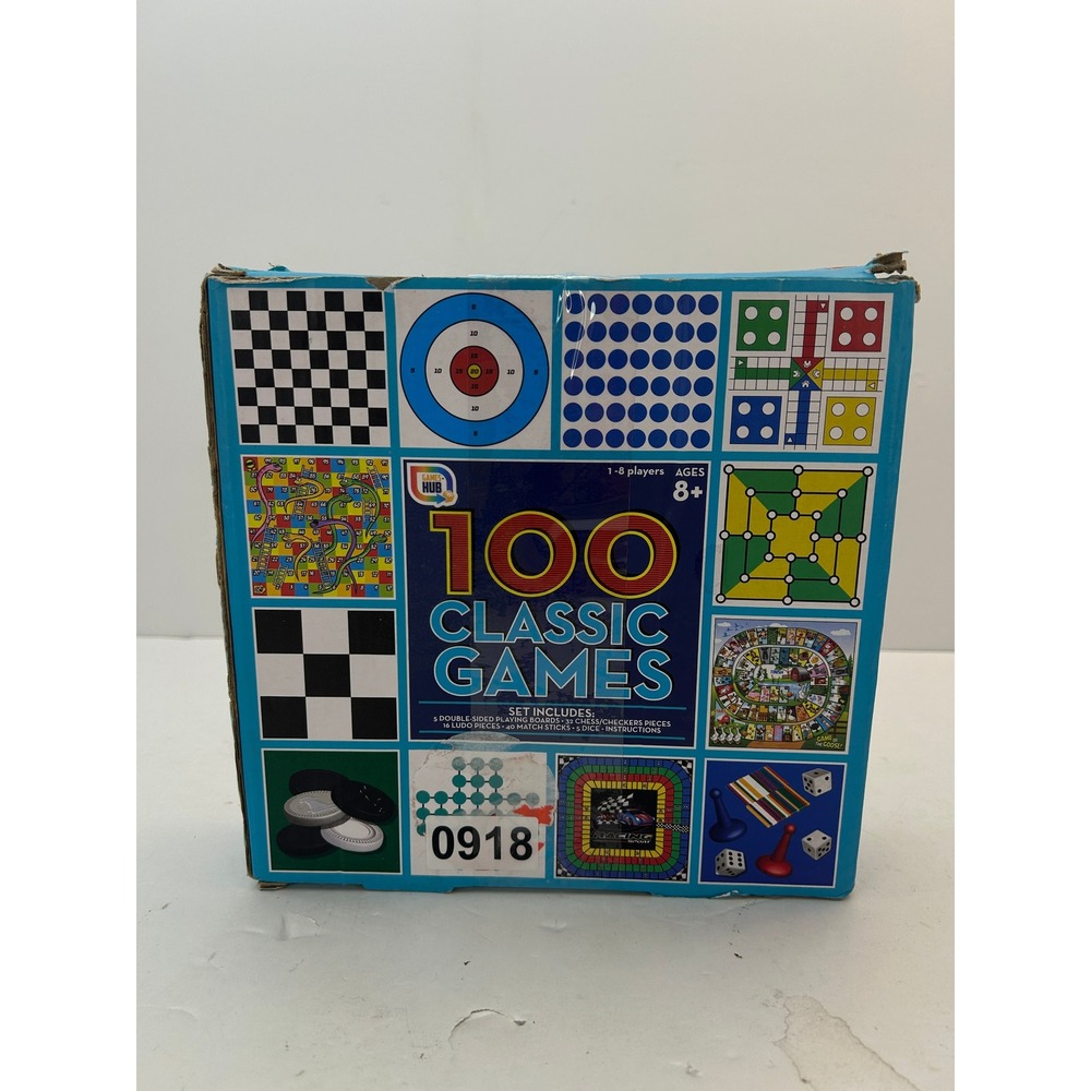 Games Hub 100 Classic Games Set  OS Blue